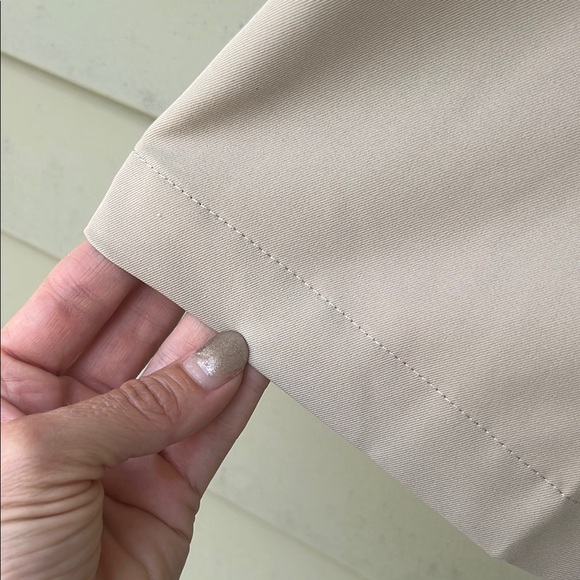 Izod Golf Men's Light Tan Flat Front Shorts - Picture 5 of 15